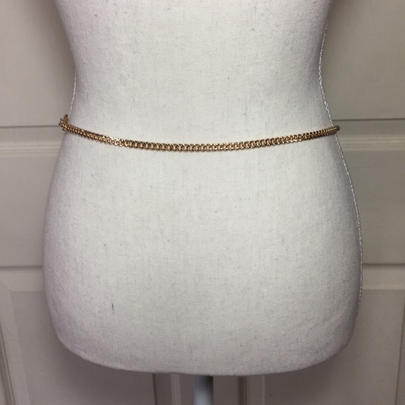 💛MICHAEL KORS💛MK LOGO CHAIN BELT - Picture 2 of 12